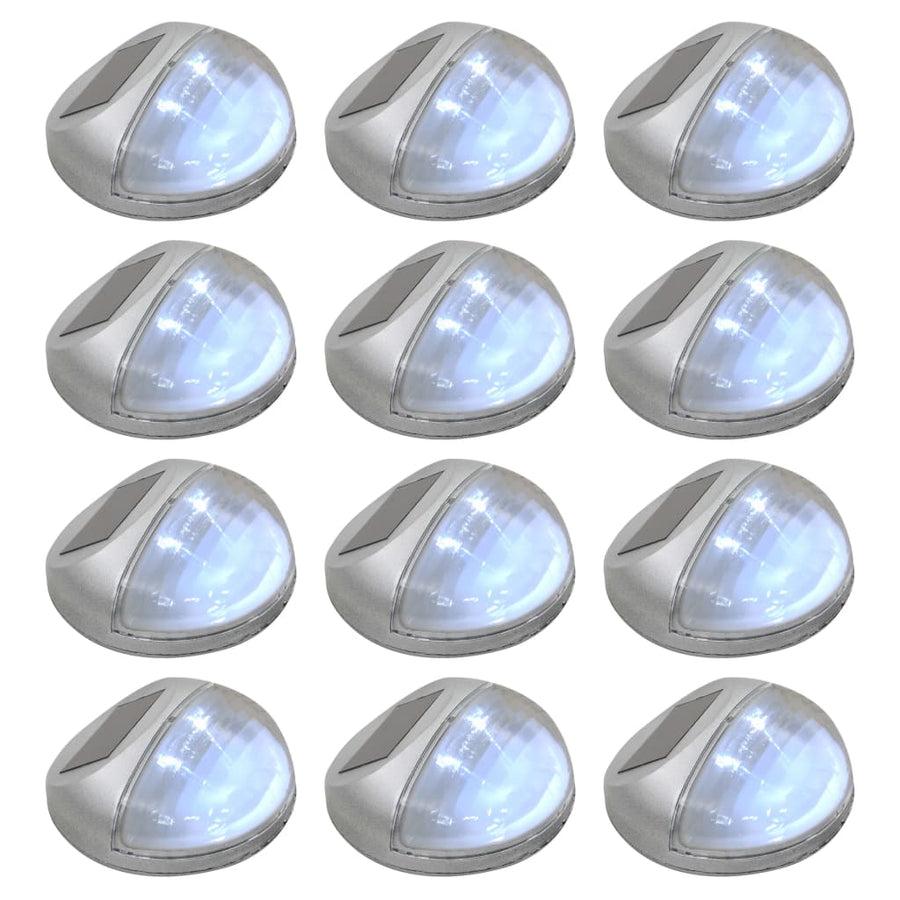 Led-Wandlampen Solar Rond St 12 Zilver