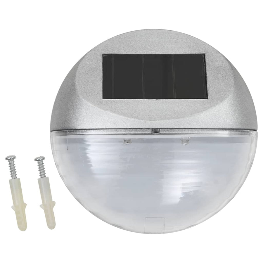 Led-Wandlampen Solar Rond St 12 Zilver