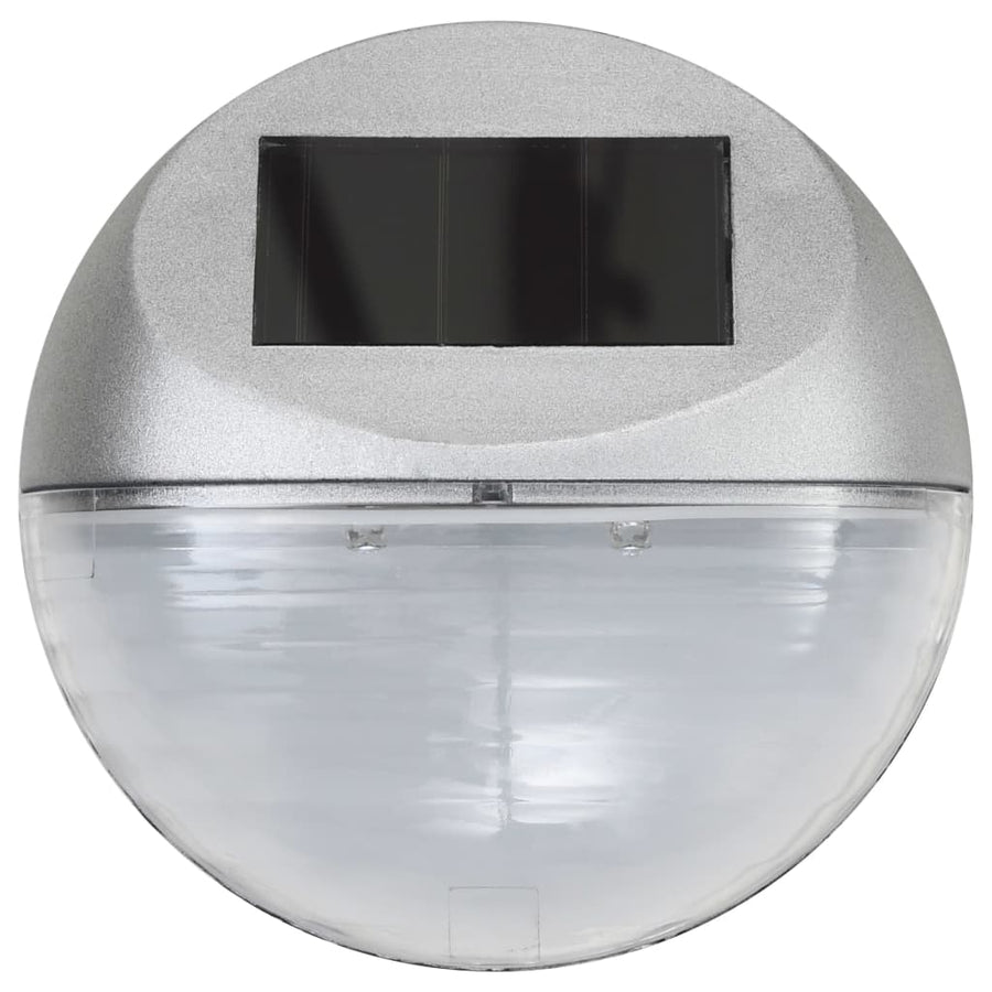 Led-Wandlampen Solar Rond St 12 Zilver