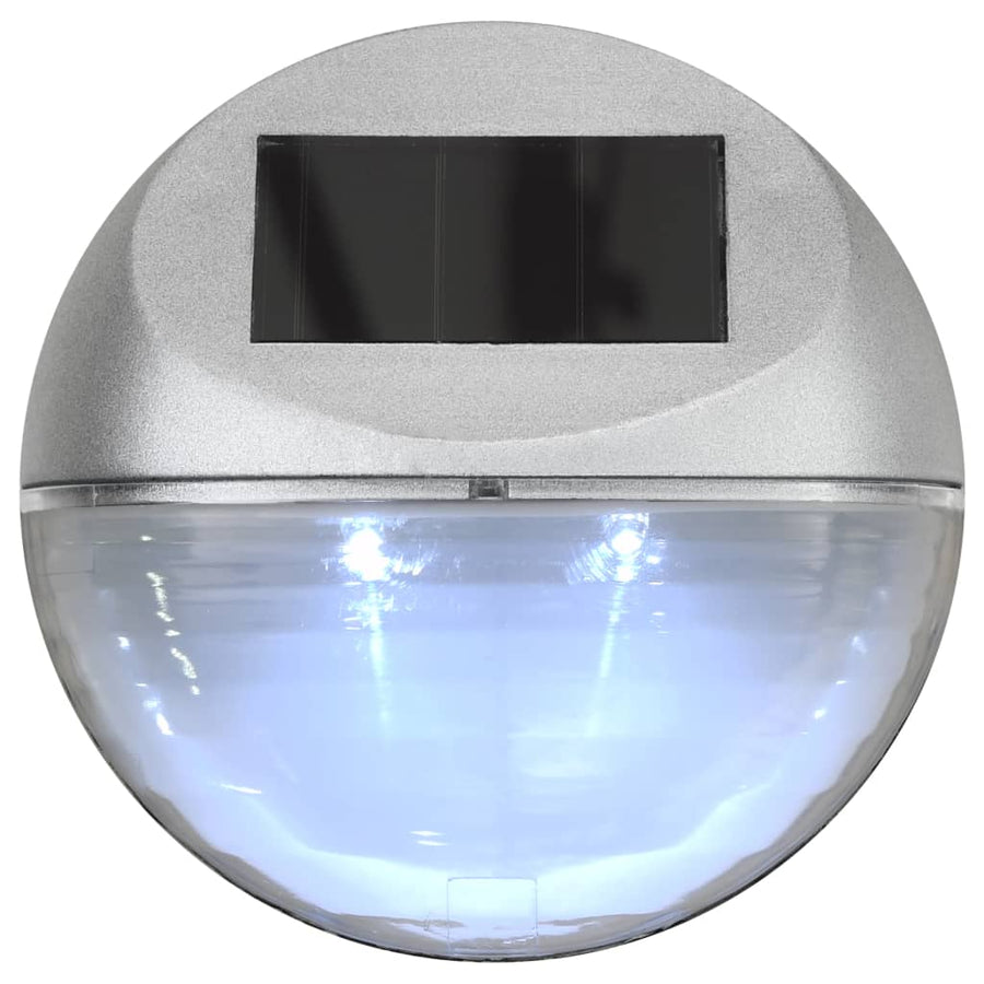 Led-Wandlampen Solar Rond St 12 Zilver