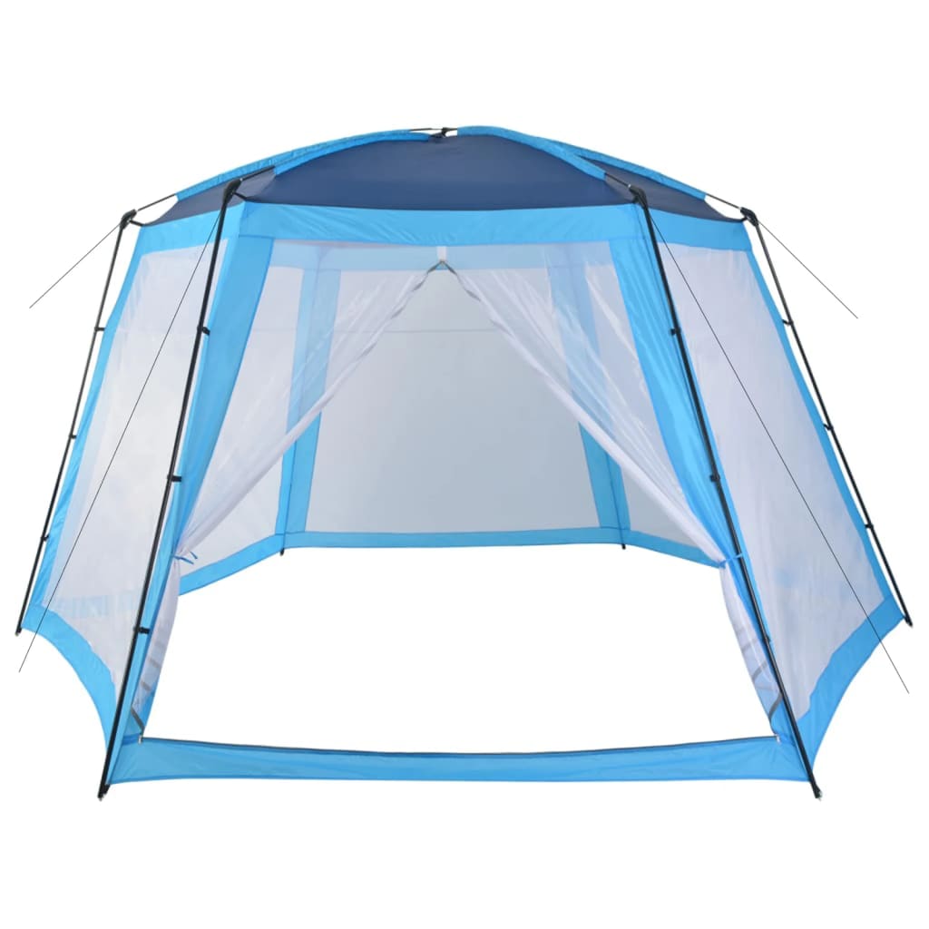 Zwembadtent Stof 500 x 433 x 250 cm Blauw