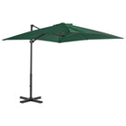 Zweefparasol Met Aluminium Paal Groen 250 x 250 cm Lichtgroen