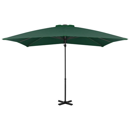 Zweefparasol Met Aluminium Paal Groen 250 x 250 cm Lichtgroen
