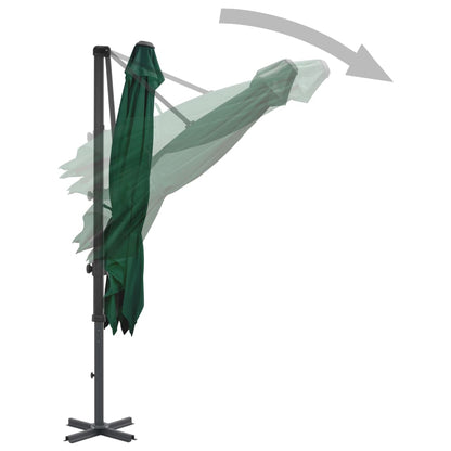 Zweefparasol Met Aluminium Paal Groen 250 x 250 cm Lichtgroen