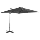 Zweefparasol Met Aluminium Paal 250 x 250 cm Antraciet