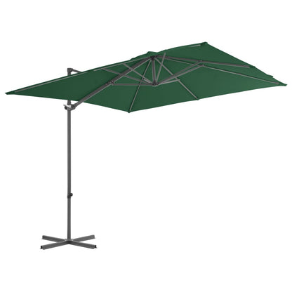 Zweefparasol Met Stalen Paal Groen 250 x 250 cm Lichtgroen