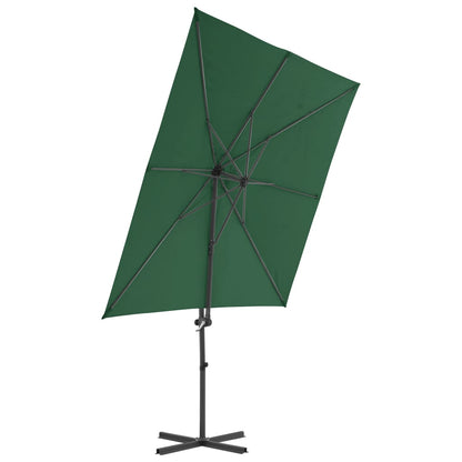 Zweefparasol Met Stalen Paal Groen 250 x 250 cm Lichtgroen