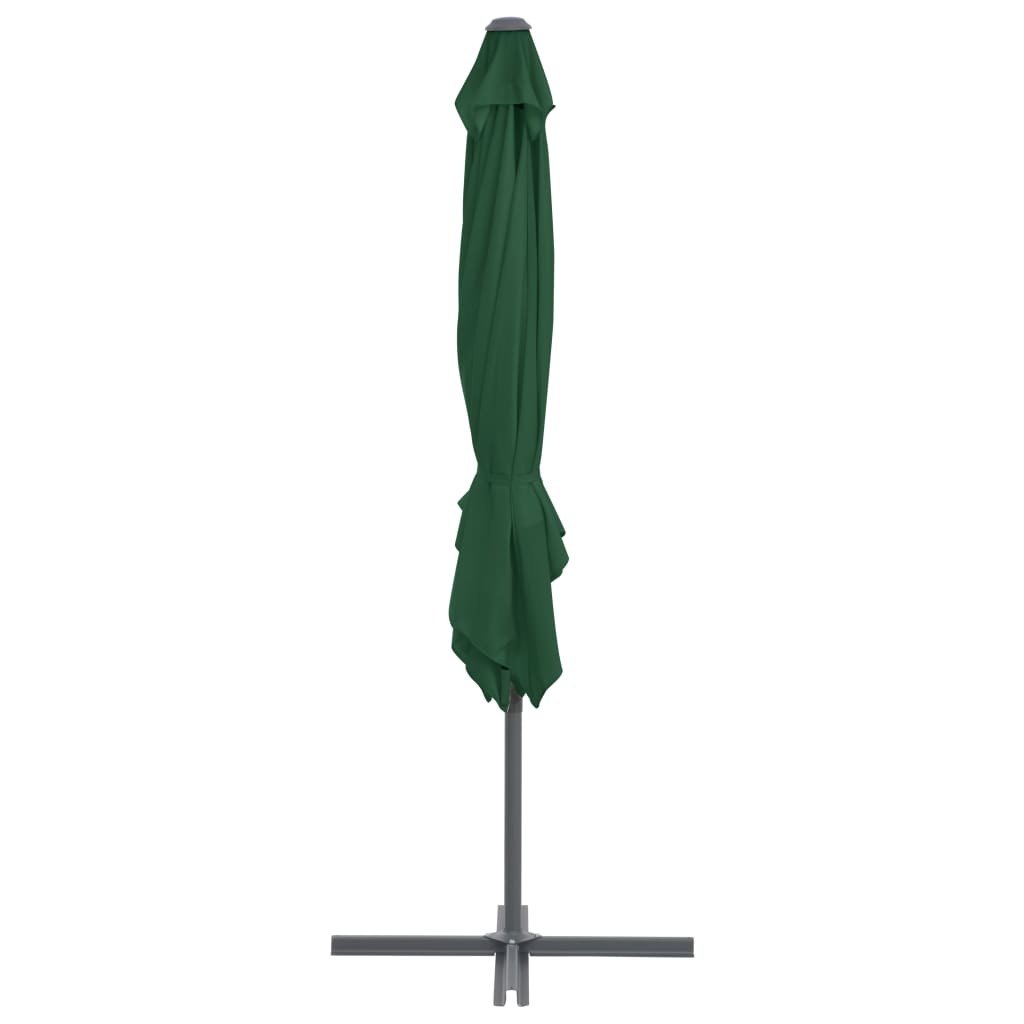 Zweefparasol Met Stalen Paal Groen 250 x 250 cm Lichtgroen