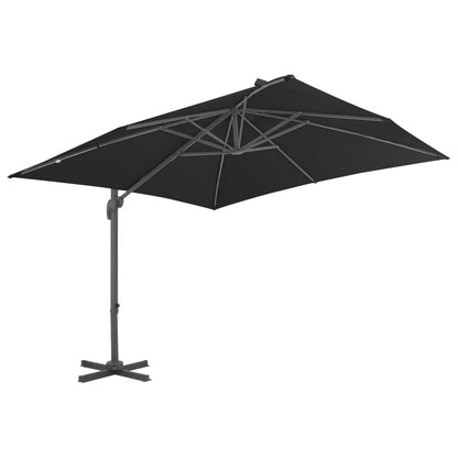 Zweefparasol Met Aluminium Paal 300 x 300 cm Antraciet