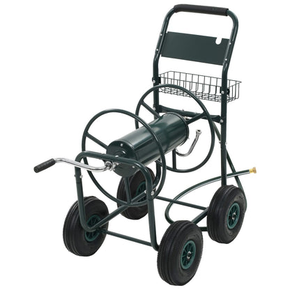 Tuinslangtrolley Met 1/2&quot; Slangkoppeling 75 M Staal