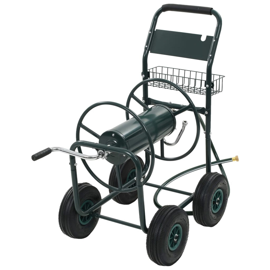 Tuinslangtrolley Met 1/2" Slangkoppeling 75 M Staal
