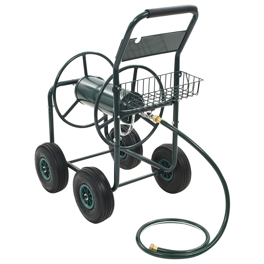 Tuinslangtrolley Met 1/2&quot; Slangkoppeling 75 M Staal