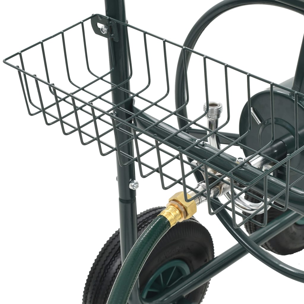 Tuinslangtrolley Met 1/2&quot; Slangkoppeling 75 M Staal
