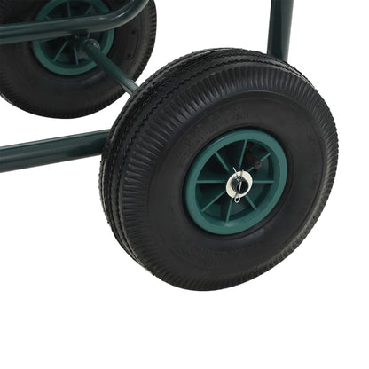 Tuinslangtrolley Met 1/2&quot; Slangkoppeling 75 M Staal