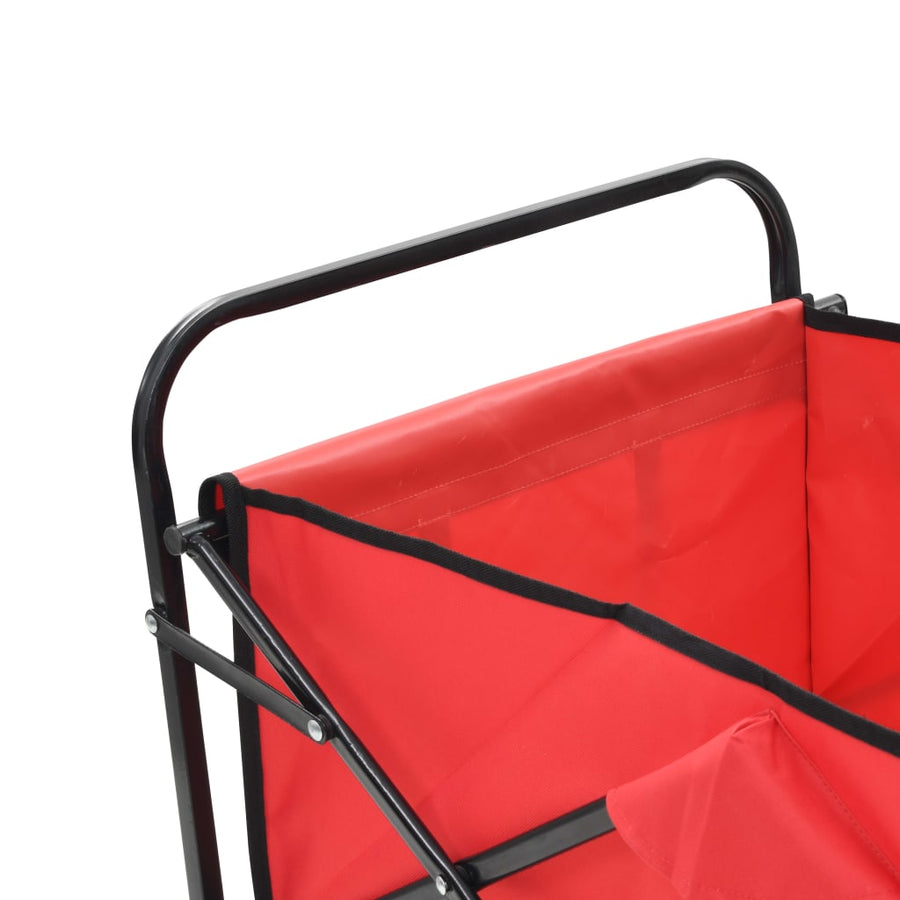 Handkar Inklapbaar Staal Rood