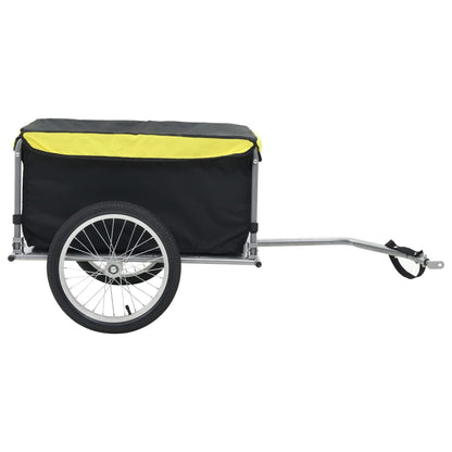 Fietstrailer 65 Kg Zwart en geel