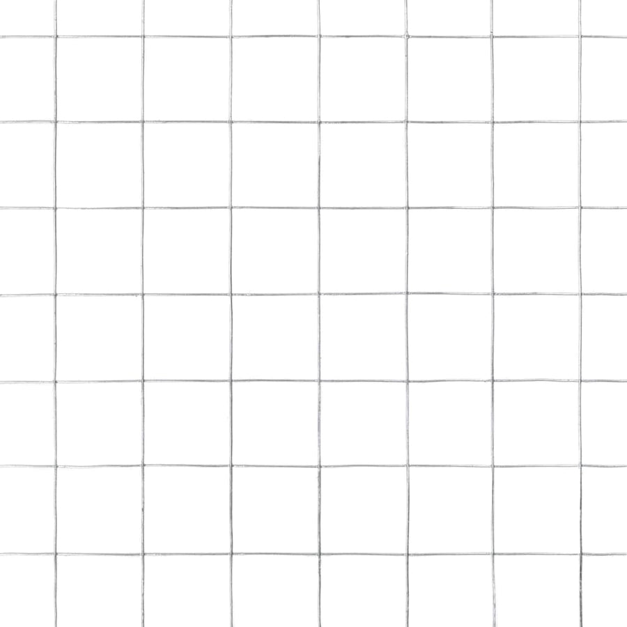 Kippengaas 10x0,5 m gegalvaniseerd staal zilverkleurig 19 x 19 mm 10 x 0.5 m