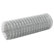Chicken wire 25x0.5 m galvanized steel silver-coloured