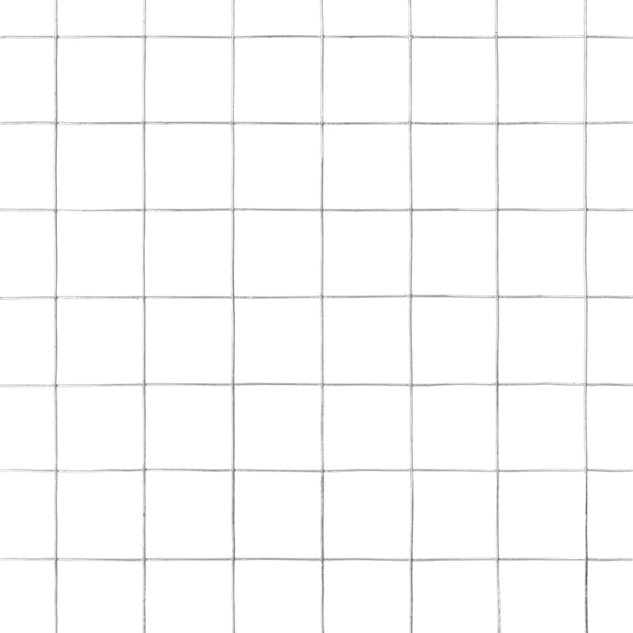 Kippengaas 25x1,5 m gegalvaniseerd staal zilverkleurig 25 x 25 mm 25 x 1.5 m