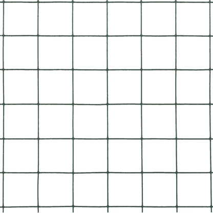 Kippengaas 25x1,5 m staal met PVC coating groen 19 x 19 mm 25 x 1.5 m