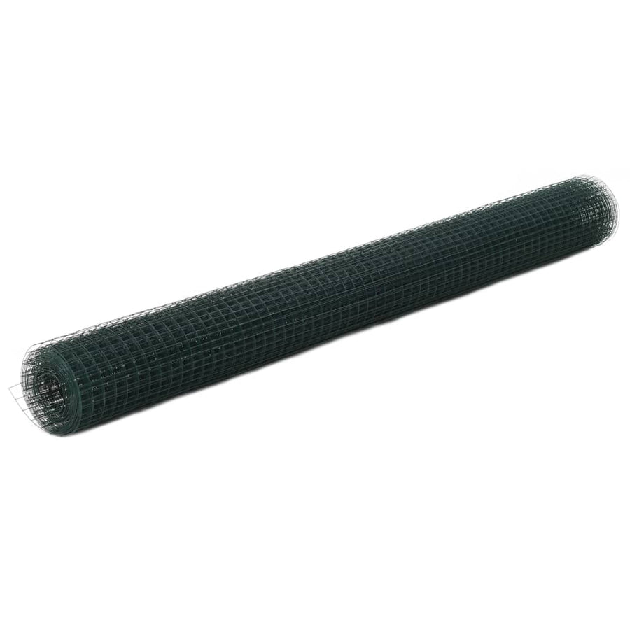 Kippengaas 1X25 M Gegalvaniseerd Staal Groen