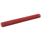 Kippengaas 25x1,5 m staal PVC coating rood