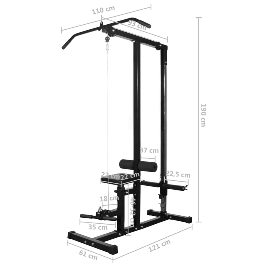 Krachttoren Met Halterset 60,5 Kg 60.5 kg