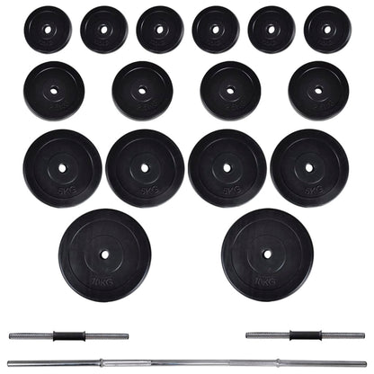Krachttoren Voor Aan De Wand Met Halterset 60,5 Kg 60.5 kg