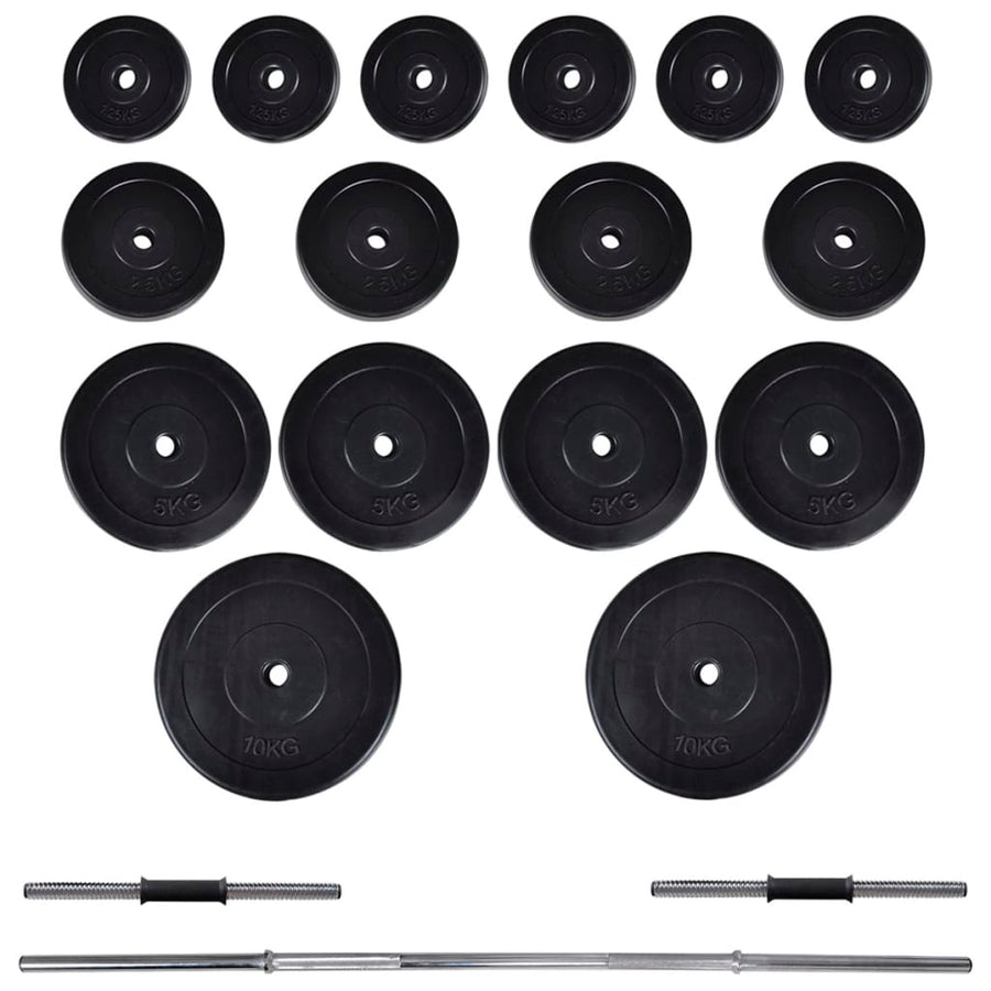 Krachttoren Voor Aan De Wand Met Halterset 60,5 Kg 60.5 kg