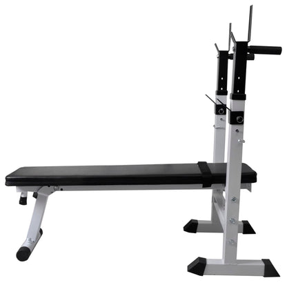 Trainingsbank Met Gewichtenrek En Halterset 60,5 Kg 60.5 kg