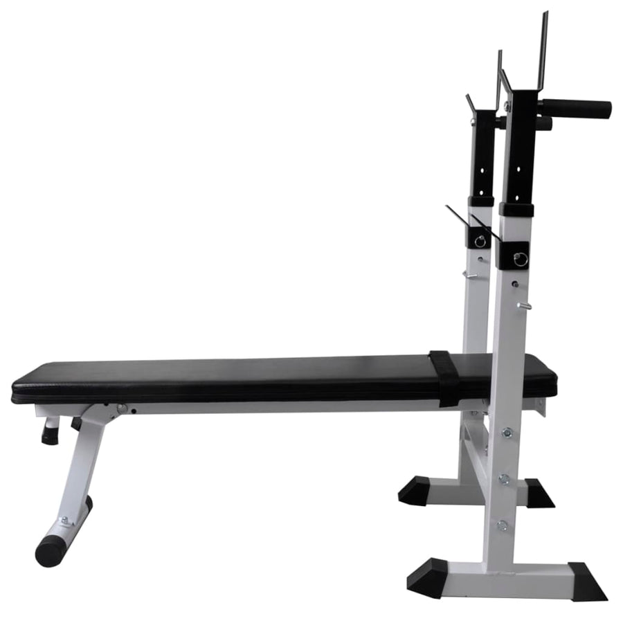 Trainingsbank Met Gewichtenrek En Halterset 60,5 Kg 60.5 kg
