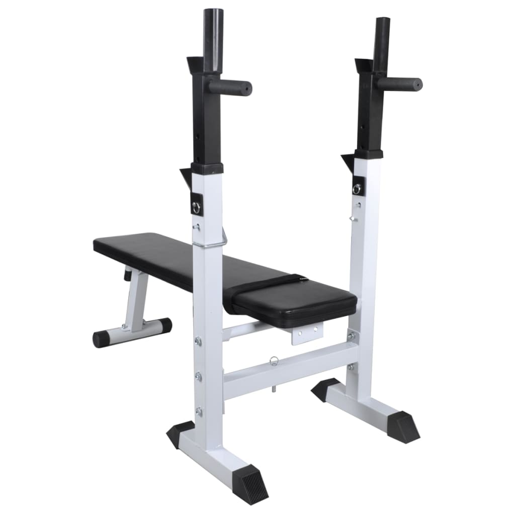 Trainingsbank Met Gewichtenrek En Halterset 60,5 Kg 60.5 kg