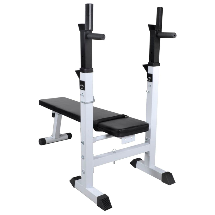 Trainingsbank Met Gewichtenrek En Halterset 60,5 Kg 60.5 kg