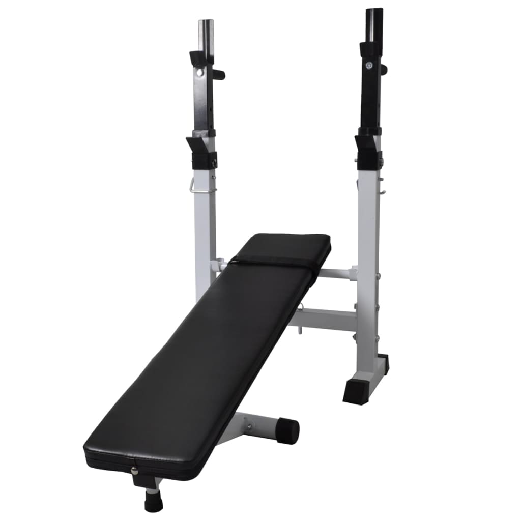 Trainingsbank Met Gewichtenrek En Halterset 60,5 Kg 60.5 kg