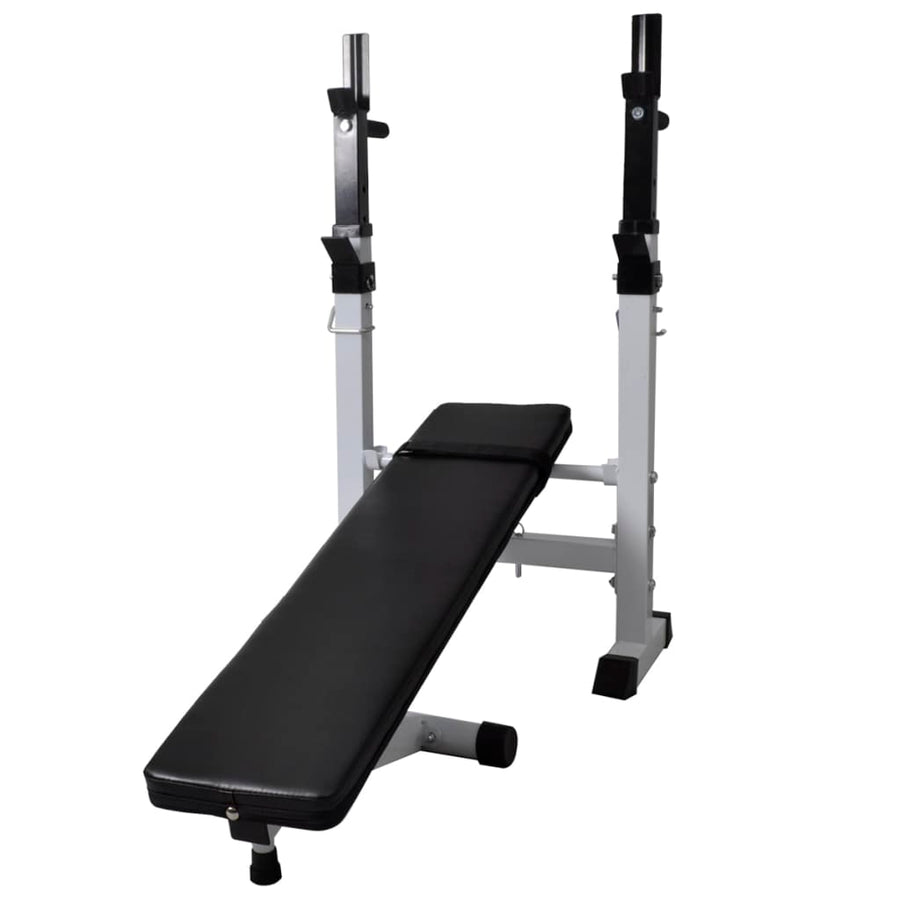 Trainingsbank Met Gewichtenrek En Halterset 60,5 Kg 60.5 kg