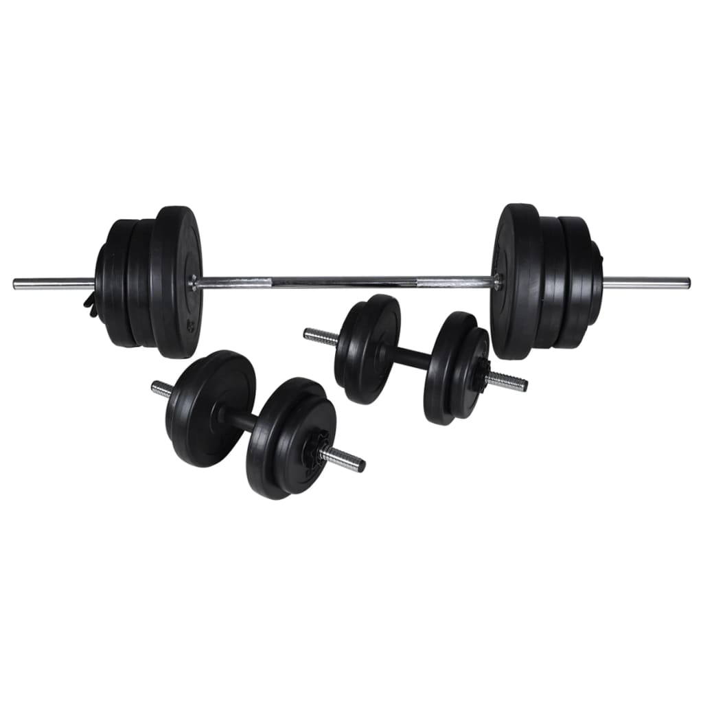 Trainingsbank Met Gewichtenrek En Halterset 60,5 Kg 60.5 kg