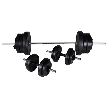 Trainingsbank Met Gewichtenrek En Halterset 60,5 Kg 60.5 kg