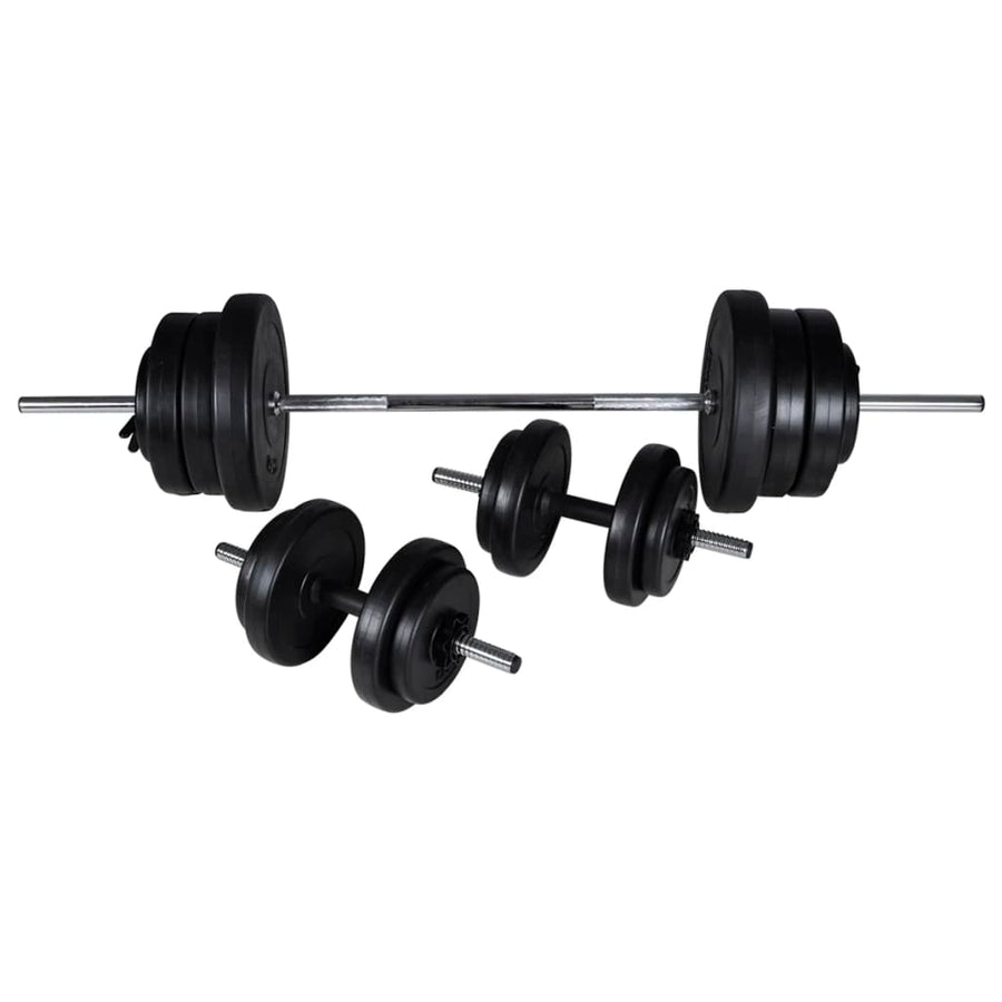 Trainingsbank Met Gewichtenrek En Halterset 60,5 Kg 60.5 kg