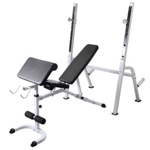 Trainingsbank Met Gewichtenrek En Halterset 60,5 Kg 60.5 kg