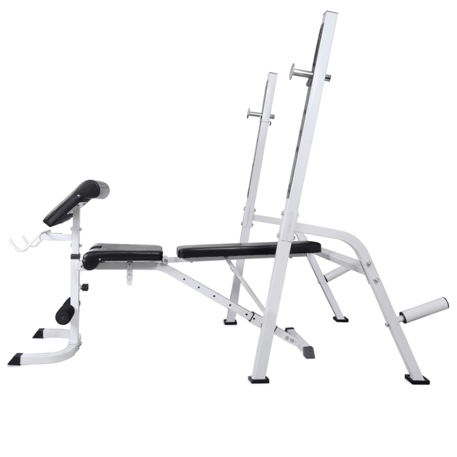 Trainingsbank Met Gewichtenrek En Halterset 60,5 Kg 60.5 kg