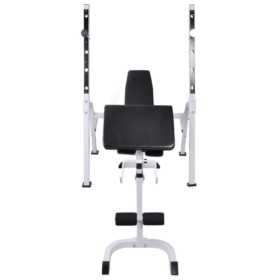Trainingsbank Met Gewichtenrek En Halterset 60,5 Kg 60.5 kg