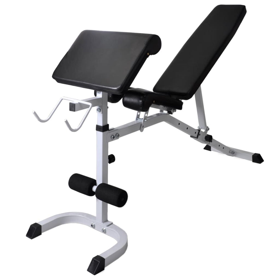 Trainingsbank Met Gewichtenrek En Halterset 60,5 Kg 60.5 kg