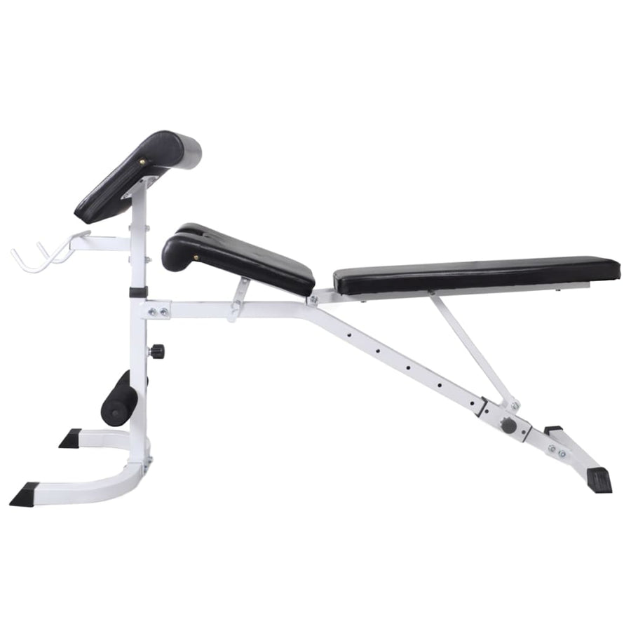 Trainingsbank Met Gewichtenrek En Halterset 60,5 Kg 60.5 kg