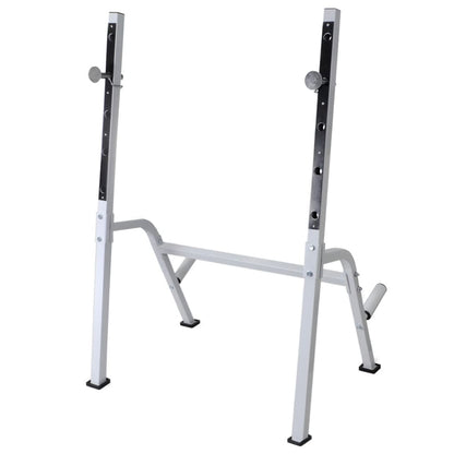 Trainingsbank Met Gewichtenrek En Halterset 60,5 Kg 60.5 kg