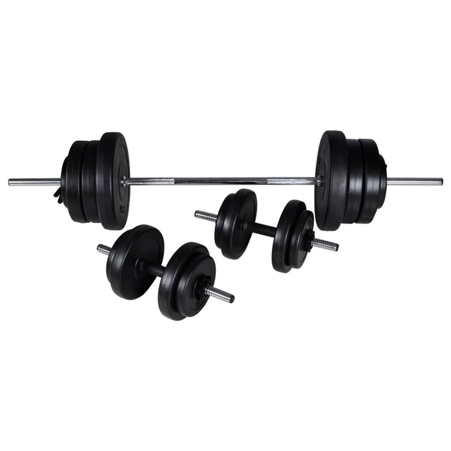 Trainingsbank Met Gewichtenrek En Halterset 60,5 Kg 60.5 kg