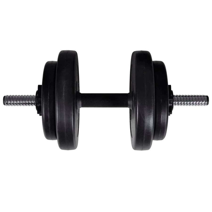 Gewichtenbank Met Gewichtenrek En Halterset 60,5 Kg 60.5 kg