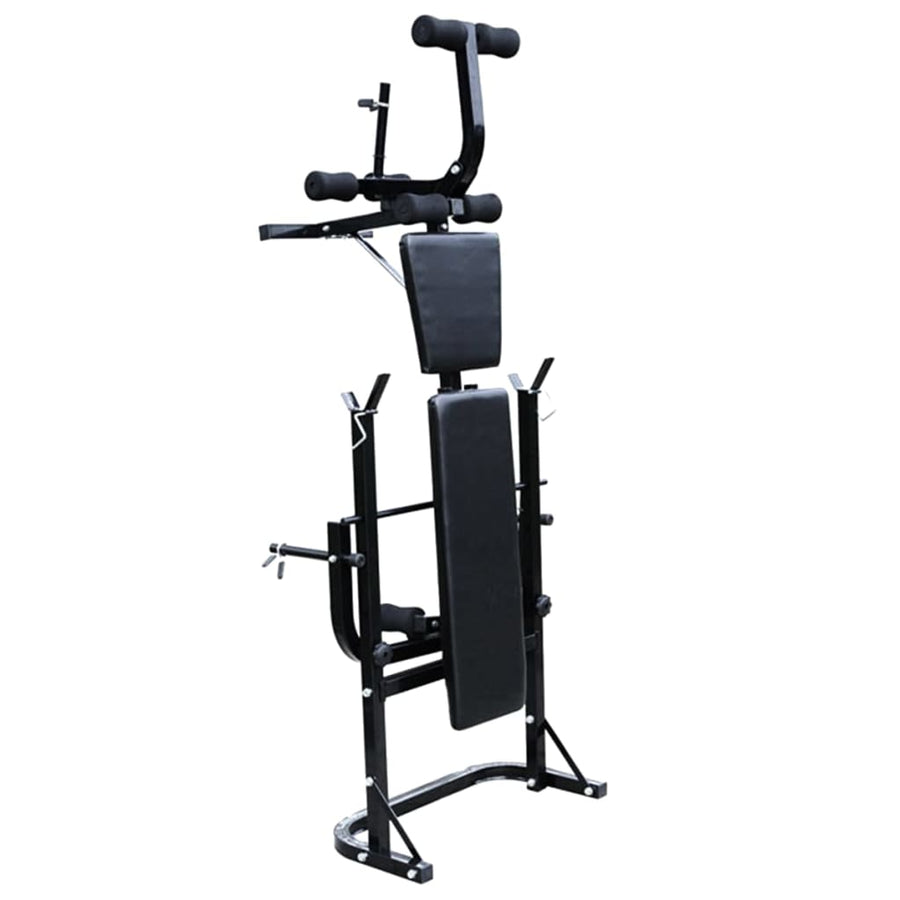 Gewichtenbank Met Gewichtenrek En Halterset 30,5 Kg 30.5 kg