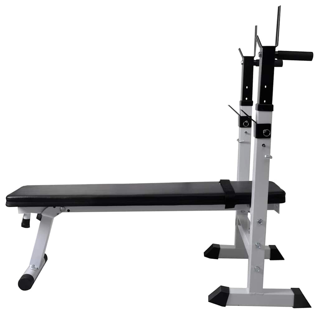 Trainingsbank Met Gewichtenrek En Halterset 90 kg