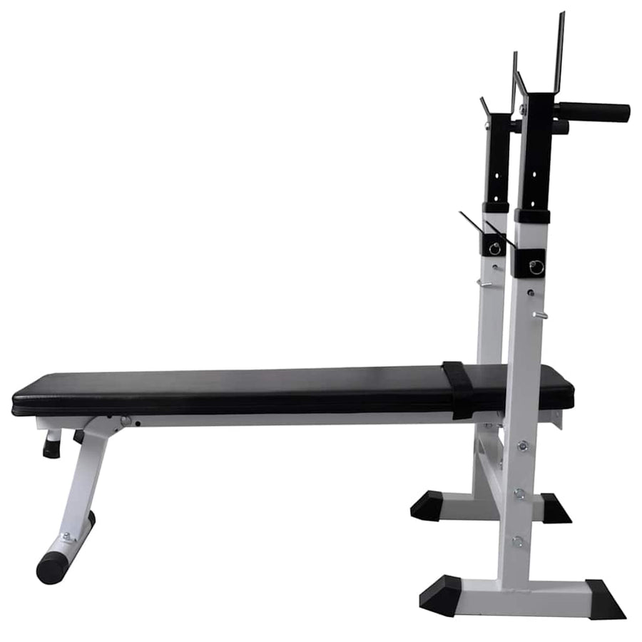 Trainingsbank Met Gewichtenrek En Halterset 90 kg