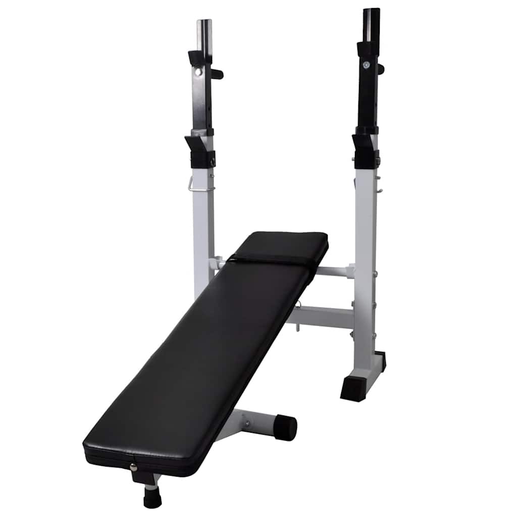 Trainingsbank Met Gewichtenrek En Halterset 90 kg